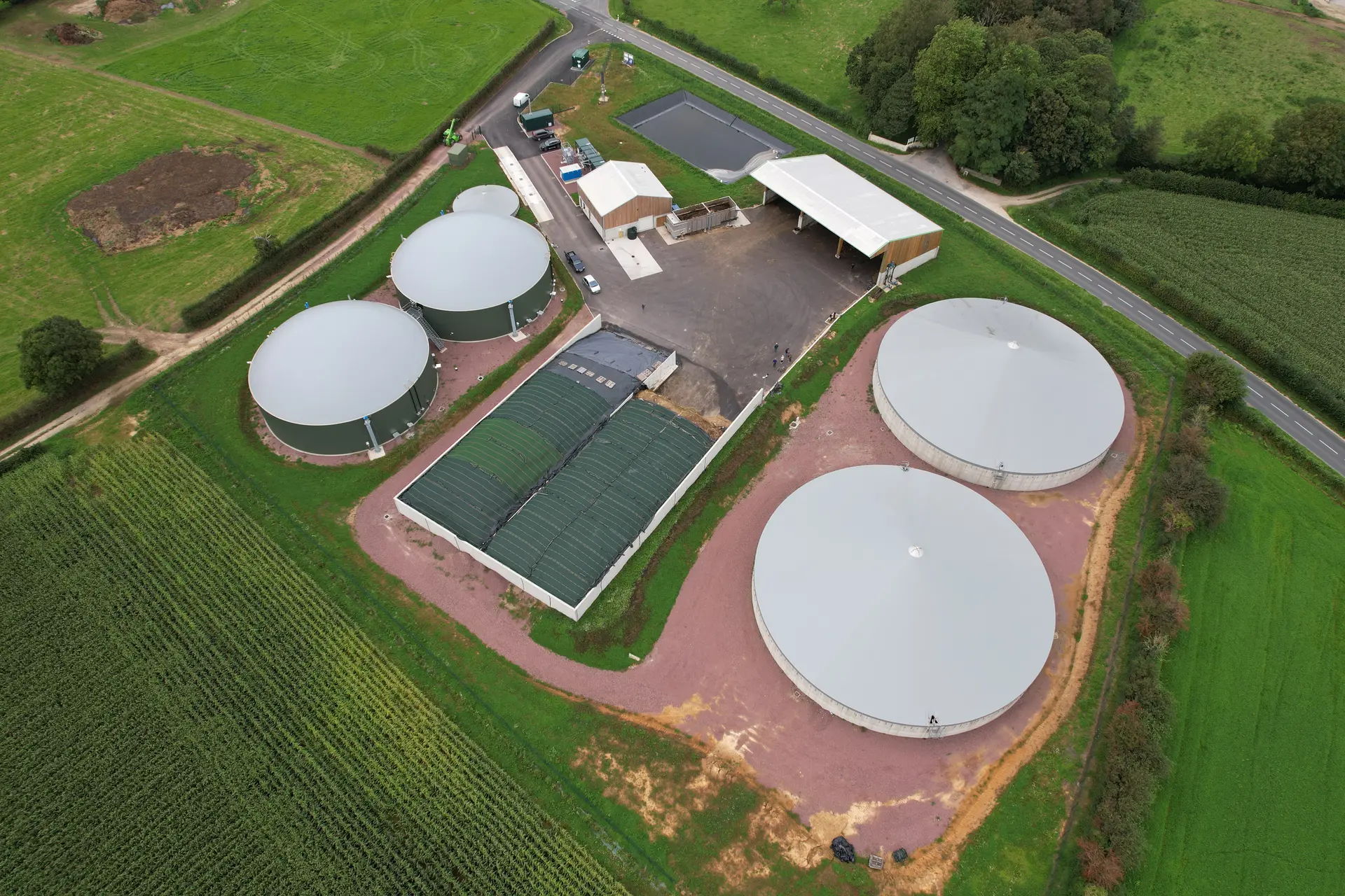 Unité de méthanisation Agri Métha Groupe des Marais